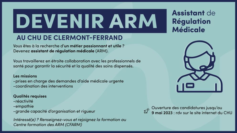 Centre de Formation d'Assistant de Régulation Médicale CFARM CHU